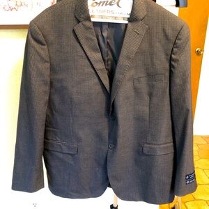 Eleganza Platinum by Giorgio Sanetti Sport Coat Blazer Super 140s Slim Fit 48R